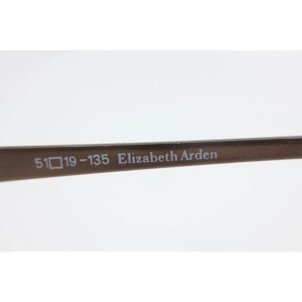 Elizabeth Arden EA 6006 1 Bronze Oval Eyeglass Frames Rhinestone Accents
